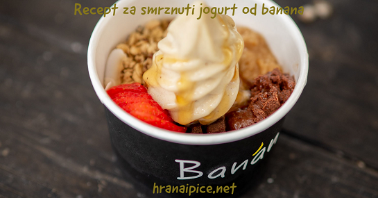 Recept za smrznuti jogurt od banana