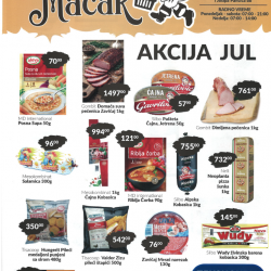 Diskont Mačak, Konzum i Solid akcija za jul 2026